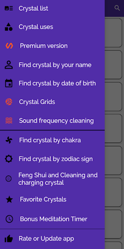 Android application Crystal and Gem Guide Pro 540 screenshort