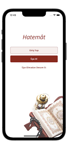 Android application Hatemat - Hatim Takip Uygulama screenshort