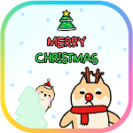 Cover Image of Download 카카오톡 테마 - 뭘봐 시바_크리스마스 루돌프 9.4.5 APK