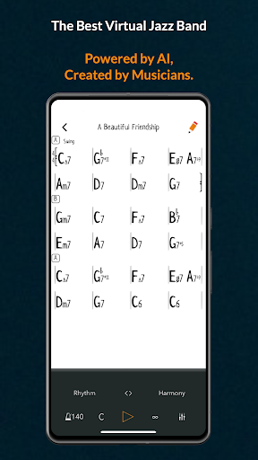 Android application Genius Jamtracks screenshort