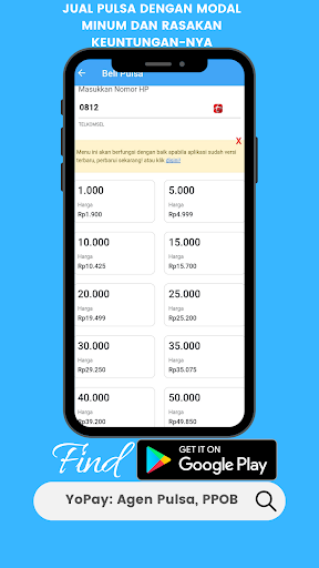 Back Payment - Agen Pulsa Screen 2