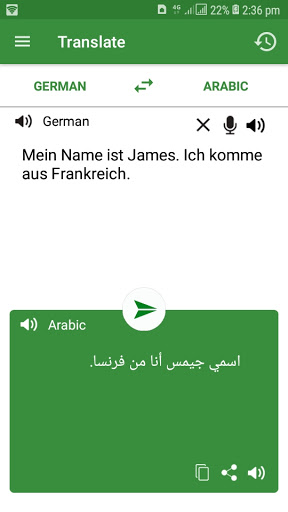 Arabic - German Translator Free