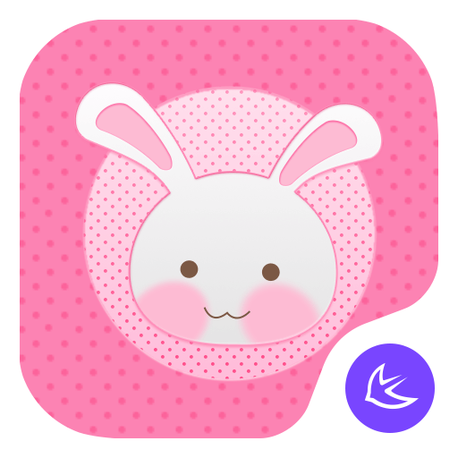 Pink Girl-APUS Launcher theme 694.0.1001 Icon