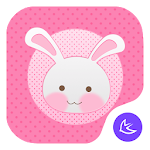 Cover Image of Download Pink Girl-APUS Launcher theme  APK