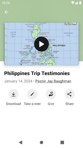 Greentown Baptist Church Screen 3