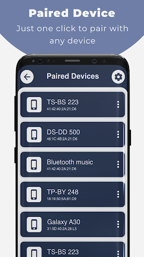 Screen Cast: Bluetooth Manager Screen 3