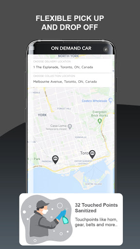 Android application On Demand Car screenshort