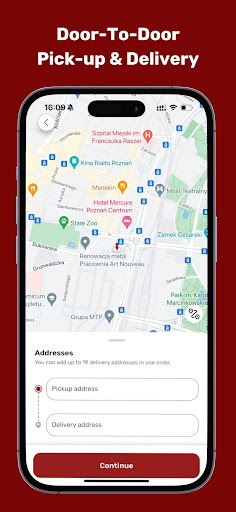 Uno: Pick-up & Delivery Screen 3