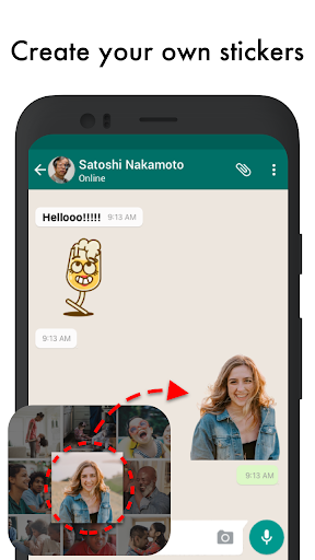 Android application Pop Stickers - Sticker Maker screenshort