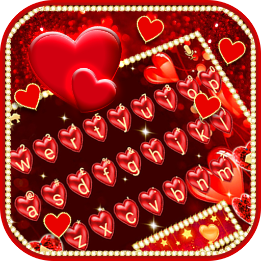 Red Love Heart Theme  Icon