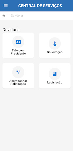 ConectArce Central de Serviços Screen 3
