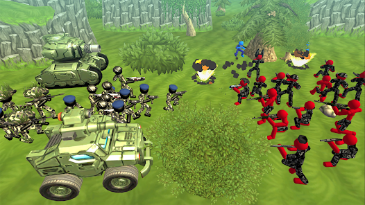 Stickman Tank Battle Simulator screenshots 7