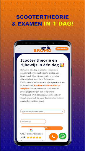 BROMO  Scooter Theorie Cursus
