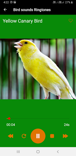 Bird Sounds Ringtones Screen 3