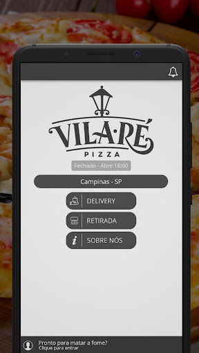 Android application Vila Ré Pizza screenshort