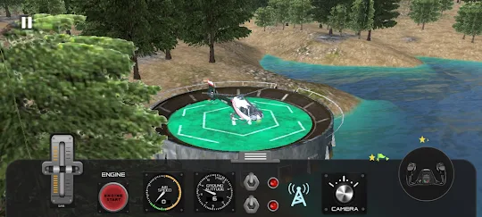 Take off Helicopter Flight Sim