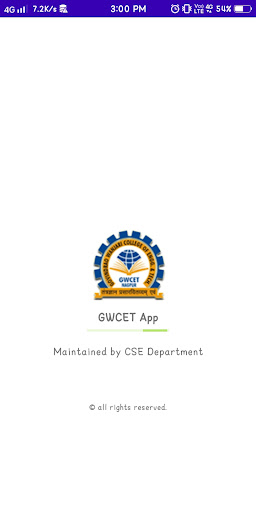 Android application GWCET App screenshort