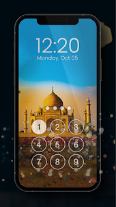 Taj Mahal Pin Lock Screen
