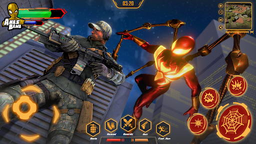 Iron Super Hero - Spider Games Screen 2