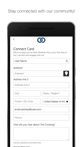 Android application The Crossing CC screenshort