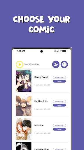 Comic Chat - Make Friends Screen 3