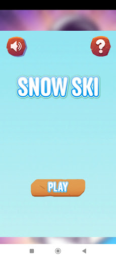 Android application Snow ski screenshort