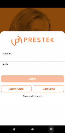 Android application Prestek screenshort