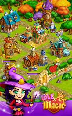 Idle Magic -  Click Away City - Screenshot 1