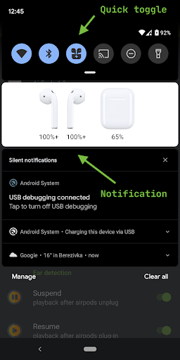 AndroPods - use Airpods on Android  Screenshots 5