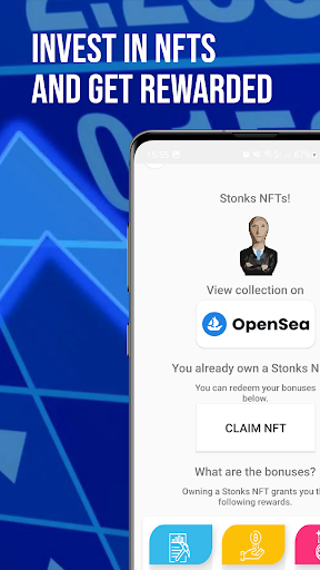Stonks Network - DeFI Token Screen 3