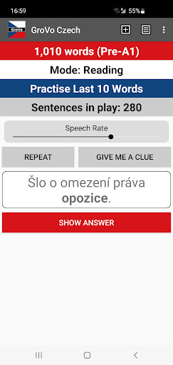 Android application GroVo Czech screenshort