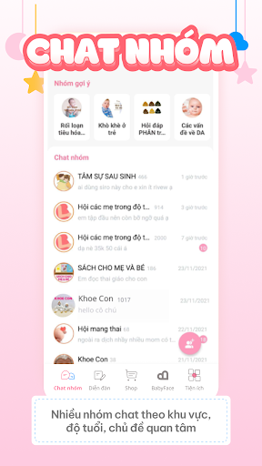 BEBERIA - Mẹ và bé Screenshot 4 - AppWisp.com