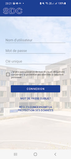 Android application SDC MFA screenshort