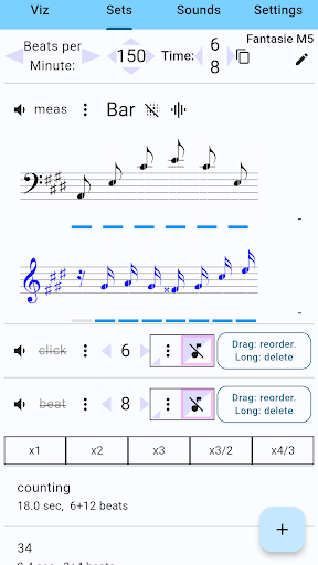 PolyNoise Metronome Screen 2