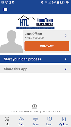 Screenshot of HTLConnect