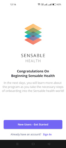 Sensable Health Screen 2