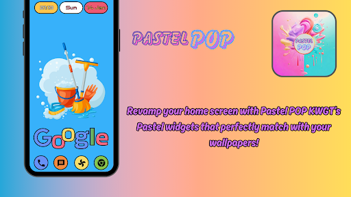 Android application Pastel POP KWGT screenshort