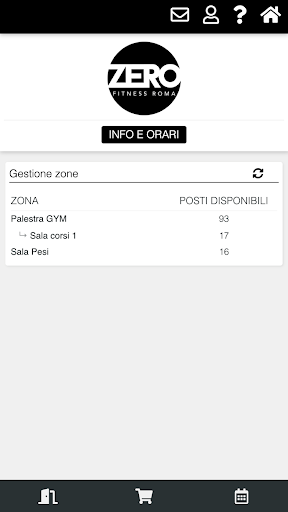 Zero Fitness Roma Screen 3