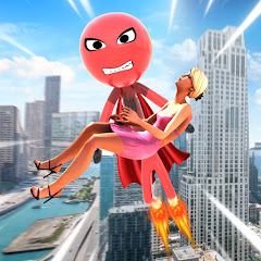 Flying Stickman Flash hero icon