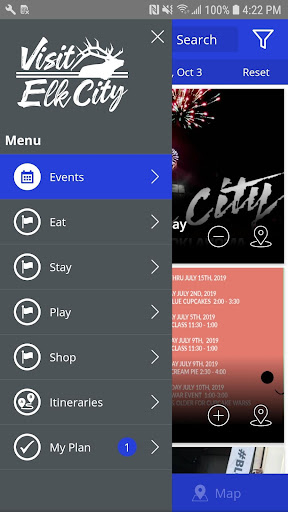 Android application Visit Elk City OK! screenshort