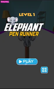 Cute Elephant Pen Runner