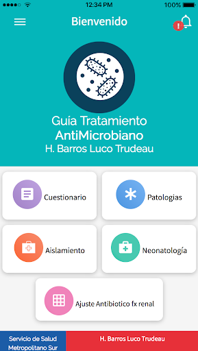 Android application Guia Infectologia HBLT screenshort