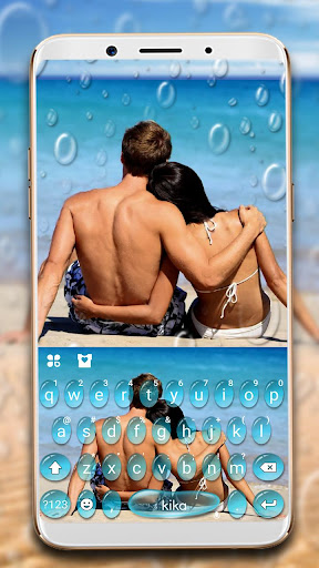 Romantic Photo Keyboard Theme Screen 2