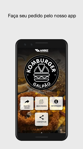 Android application Komburger screenshort