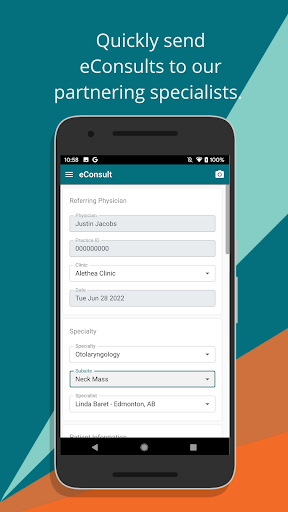 Android application Alethea Medical screenshort