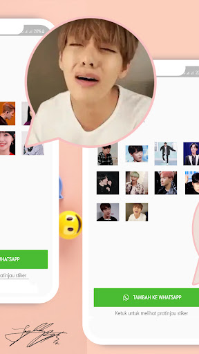 Sticker Animasi Kpop WASticker Screen 2