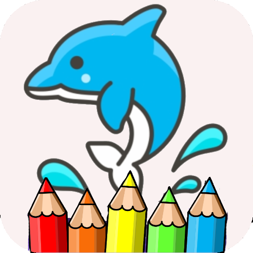 Coloring Pages Dolphin Shark