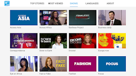 screenshot of FRANCE 24 - Android TV
