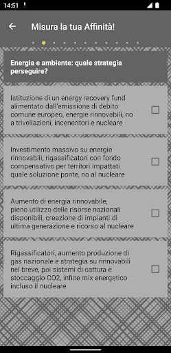 AffinitàElettive Elezioni 2022 Screen 3