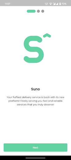 Android application Suno screenshort